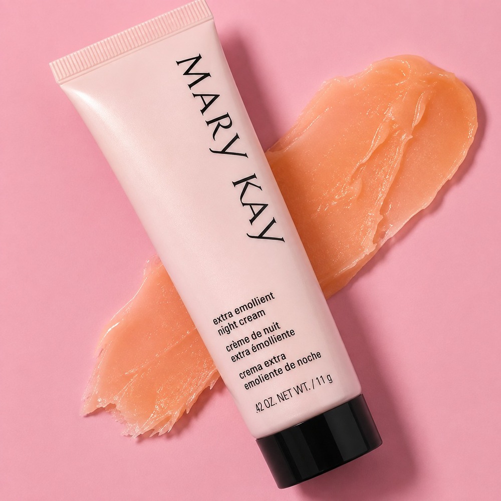 MARY KAY Extra Emollient Night Cream Travel Size Hydrating 0.42 oz 11g NEW